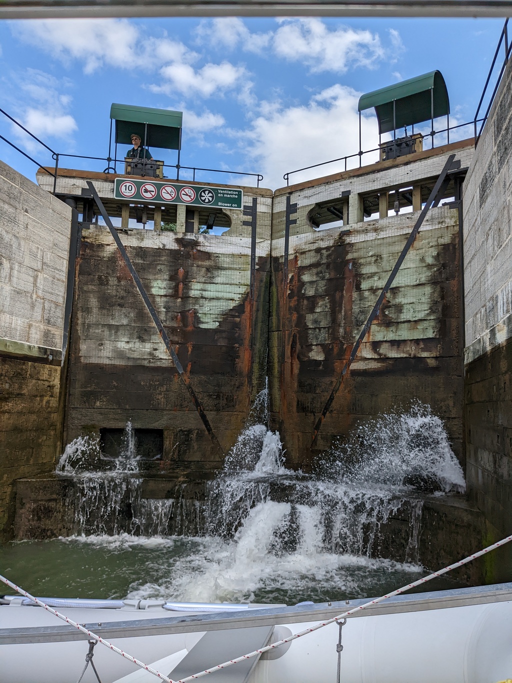 Figure 155: Chambly Canal lock flight 1-3