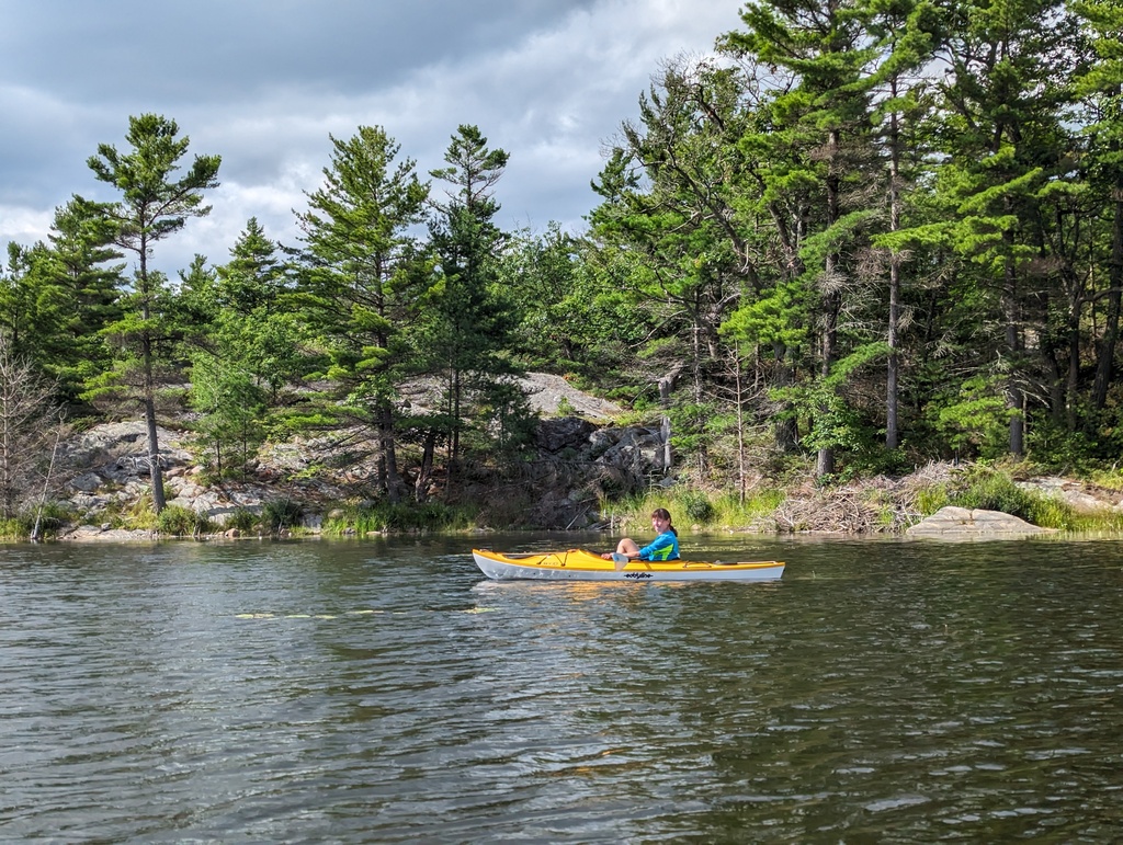 Figure 253: Kayaking around Loon Island, Massasagua Provincial Park, ON