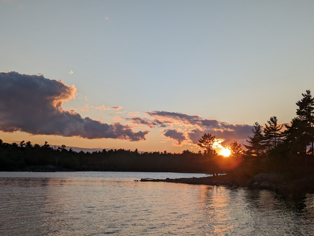 Figure 255: Sunset Over Loon Island, Massasagua Provincial Park, ON