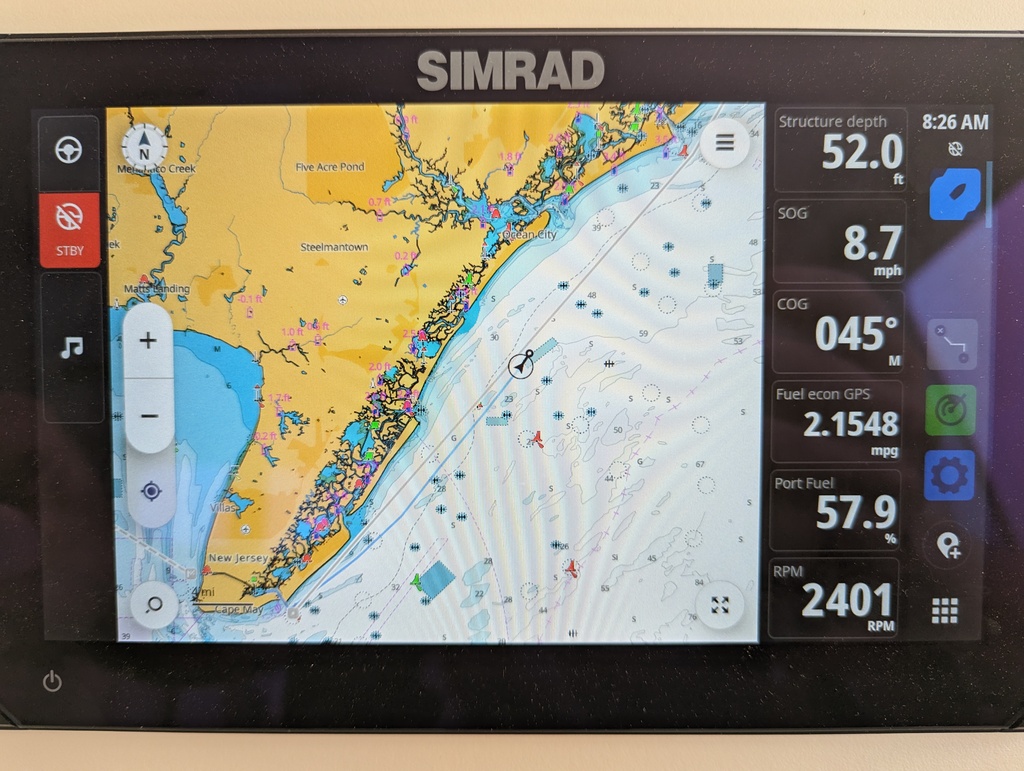 Figure 7: Offshore of Atlantic City in route to Sandy Hook, NJ